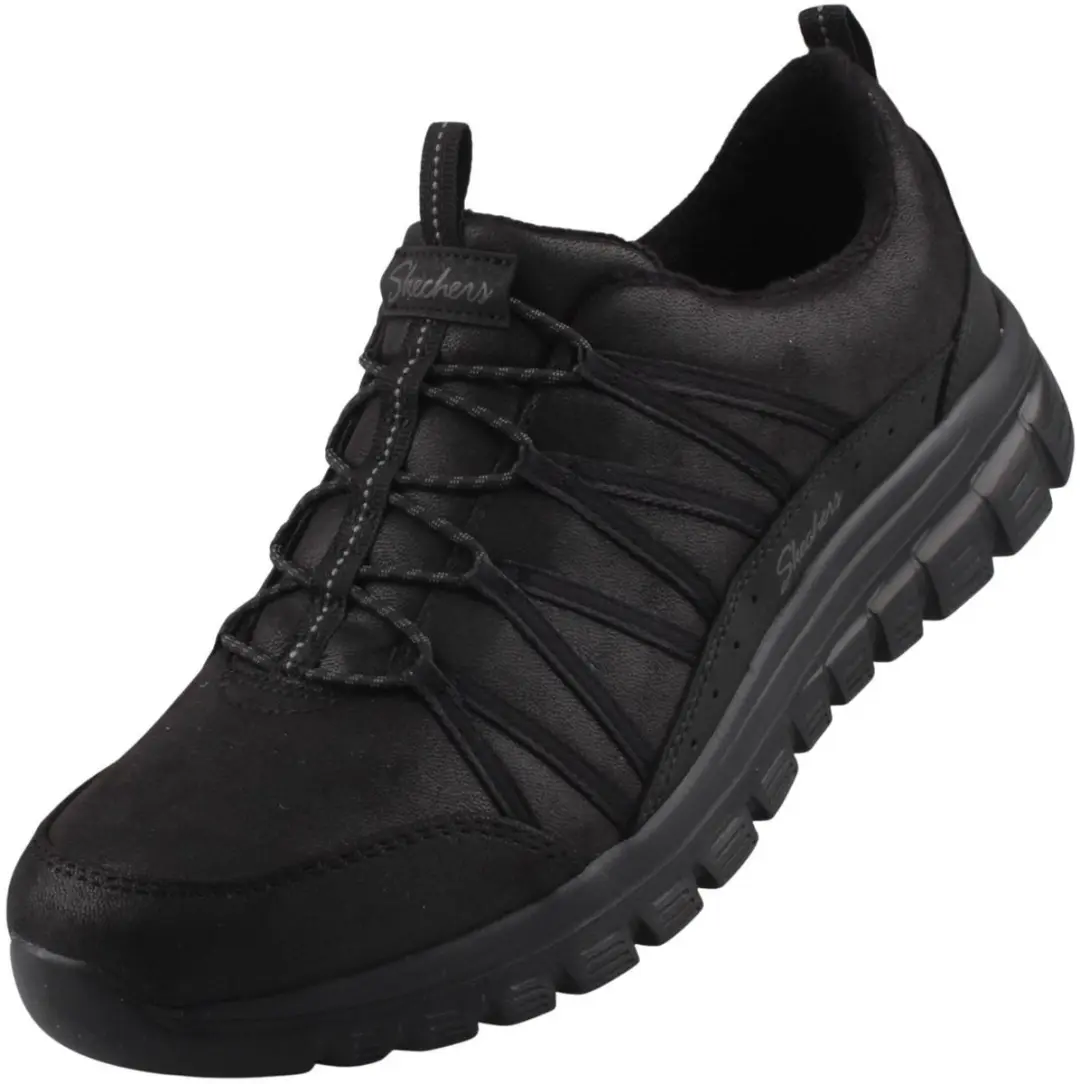 Skechers damessneaker zwart Graceful Cozy Hug 100889/BBK