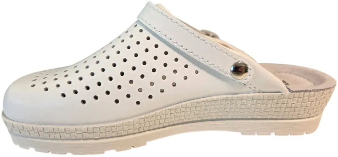 Rohde Neustadt Clogs Dames Doctor Ziekenhuispantoffels 38 - Wit