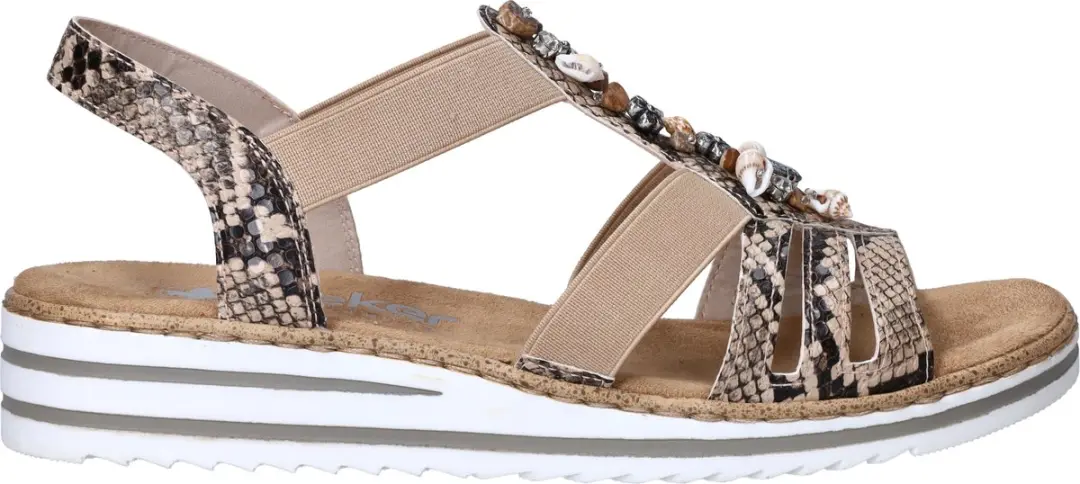 Rieker Sandalen Plat Sandalen Plat