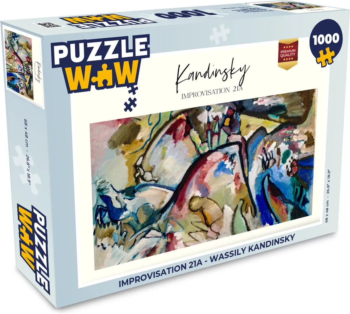 PuzzleWow Improvisation 21A Legpuzzel 1000 Stuks - Multicolor