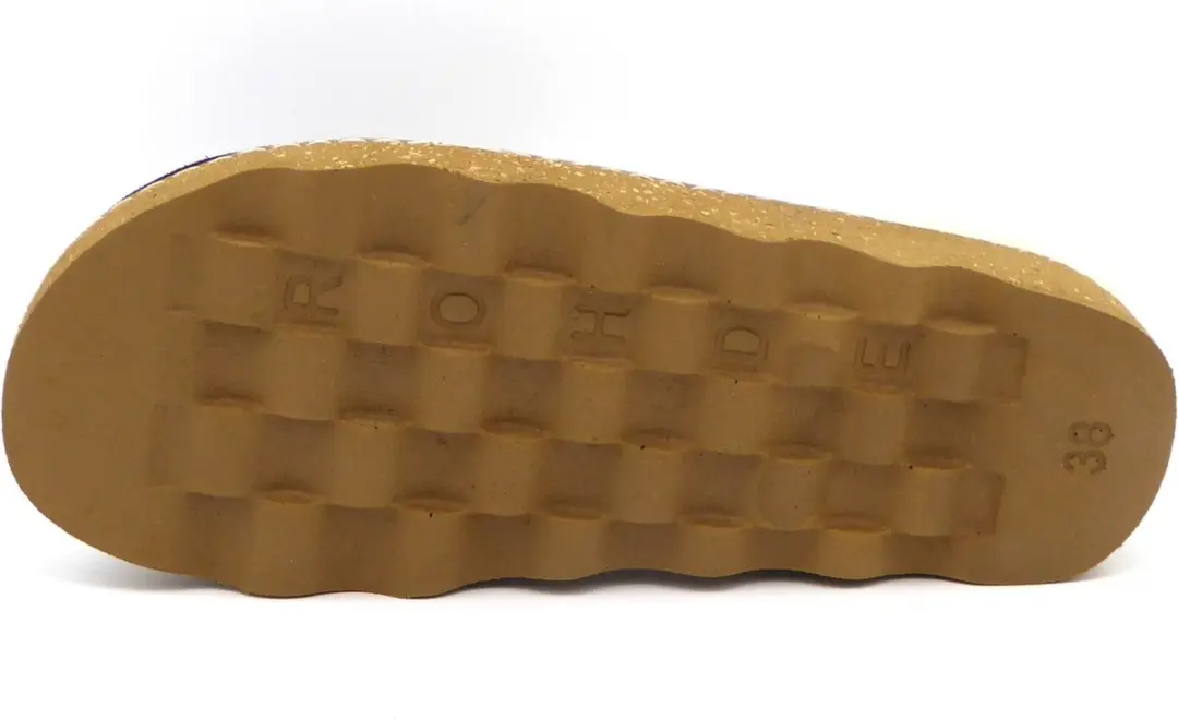Rohde Dames Pantoffel 6125-90 - Maat 43 - Zwart