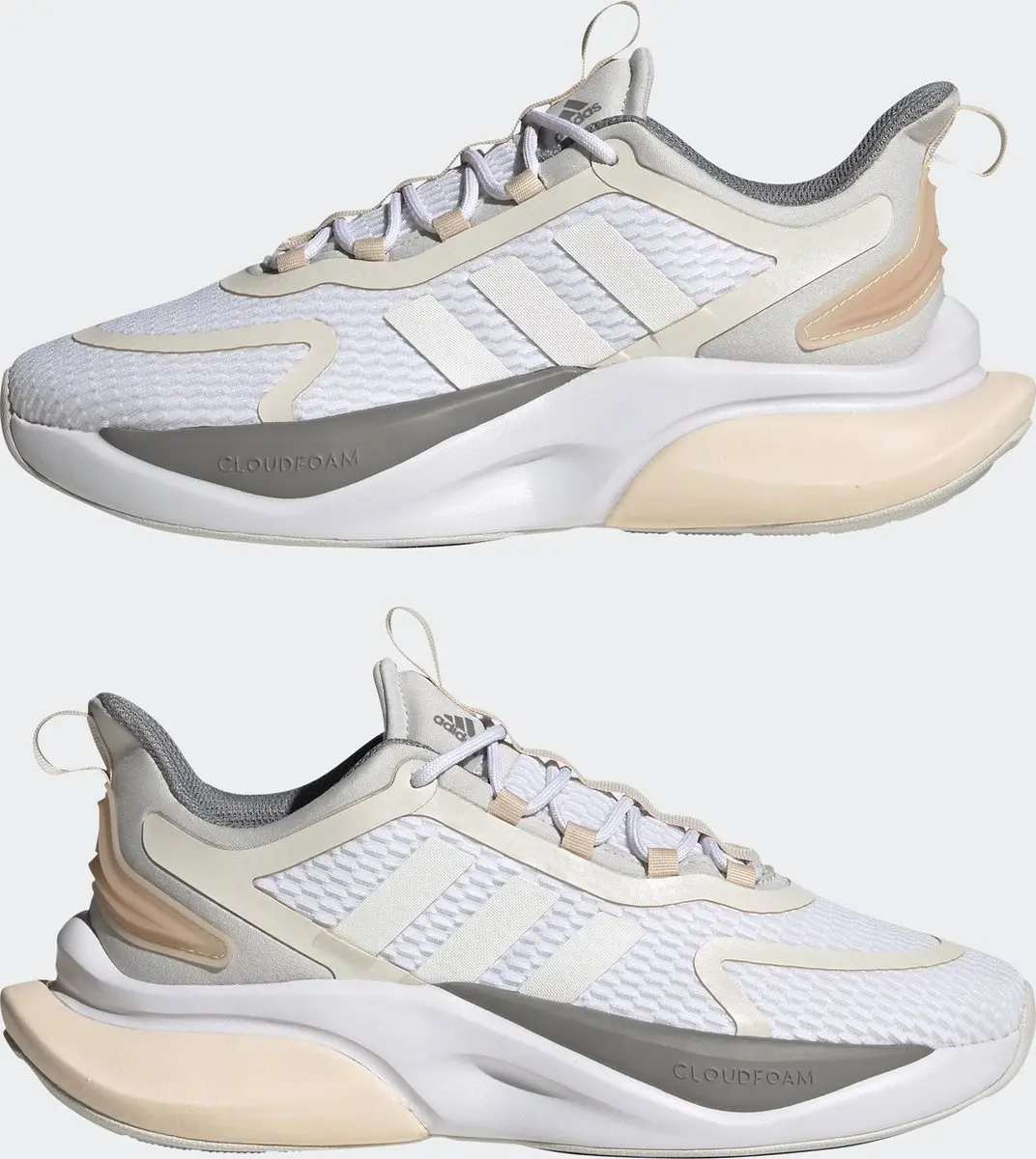 adidas Alphabounce+ LSI05 Sportschoenen - Wit - 37 1/3 - afbeelding 6 van 6