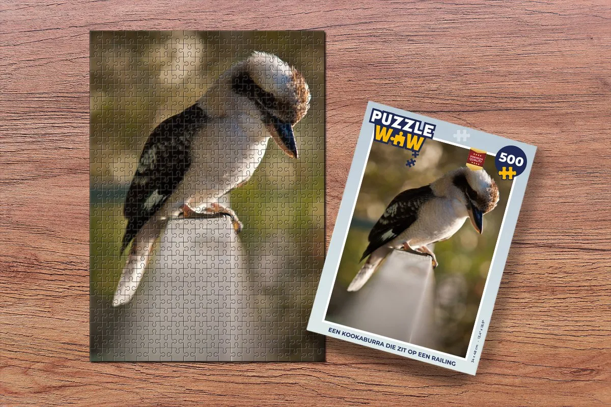 PuzzleWow Legpuzzel Kookaburra 500 Stuks - Multicolor