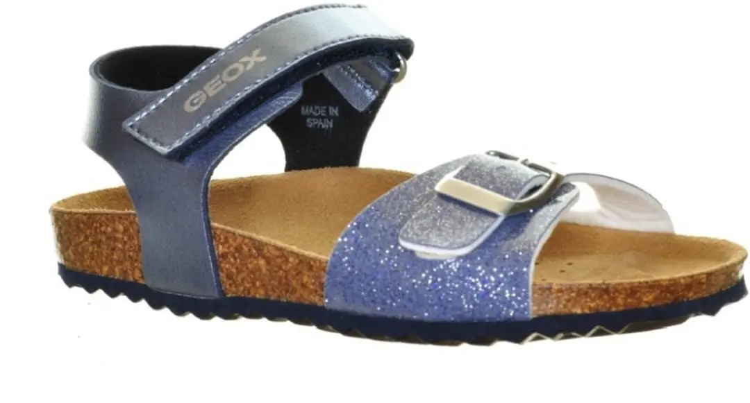 Geox Kindersandalen Meisjes Blauw Glitter maat 28