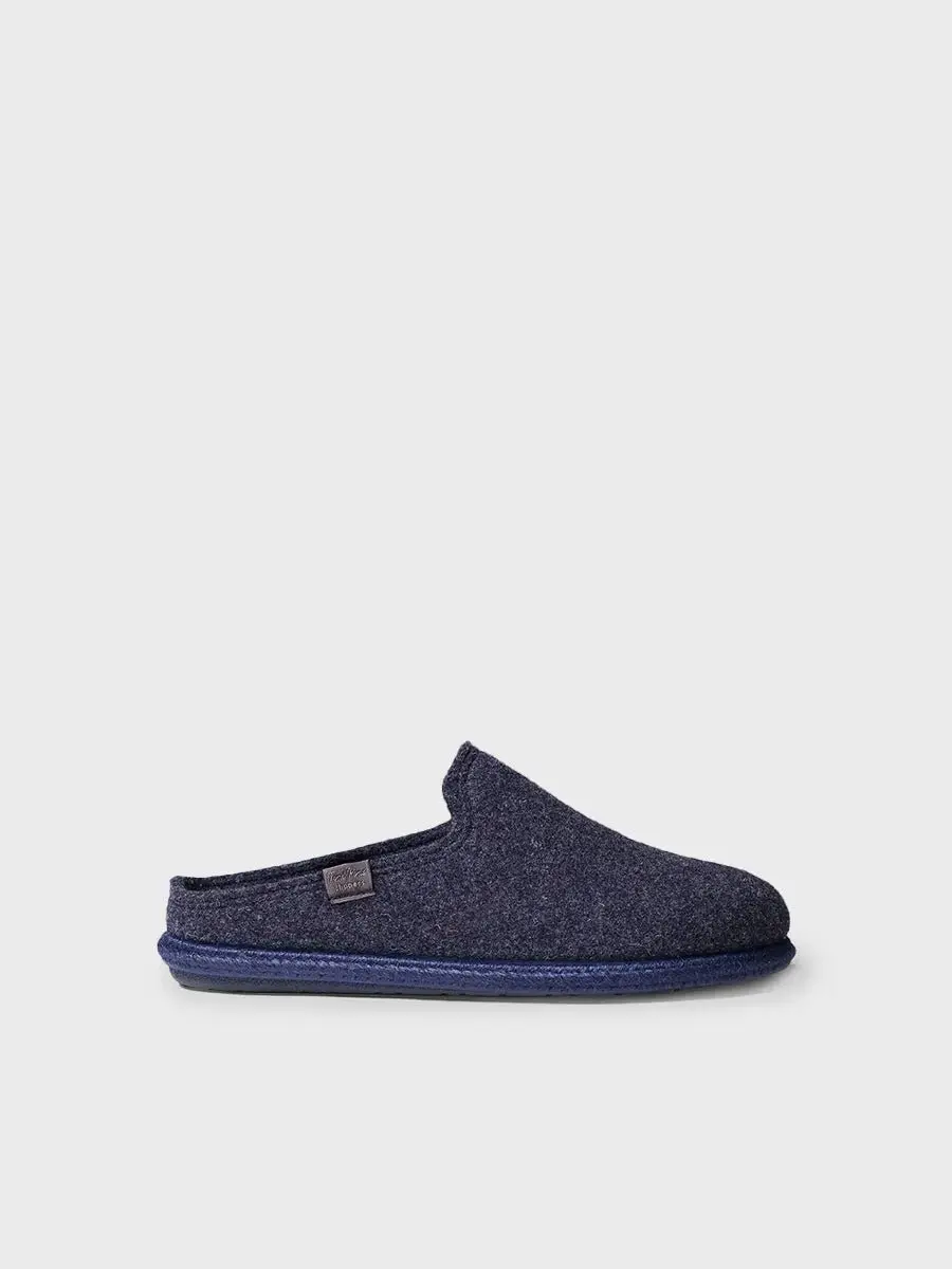 Herenslippers gemaakt van gerecyclede wol