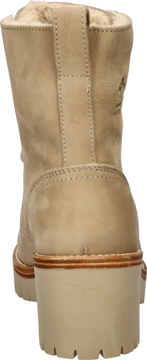 Panama Jack Padma Dames Veterboot - Beige - Maat 38