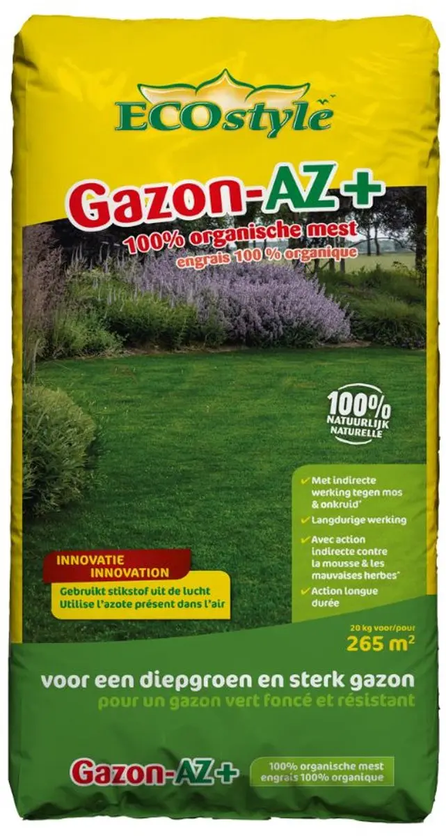 ECOstyle Gazon AZ+ Organische Mest 20kg