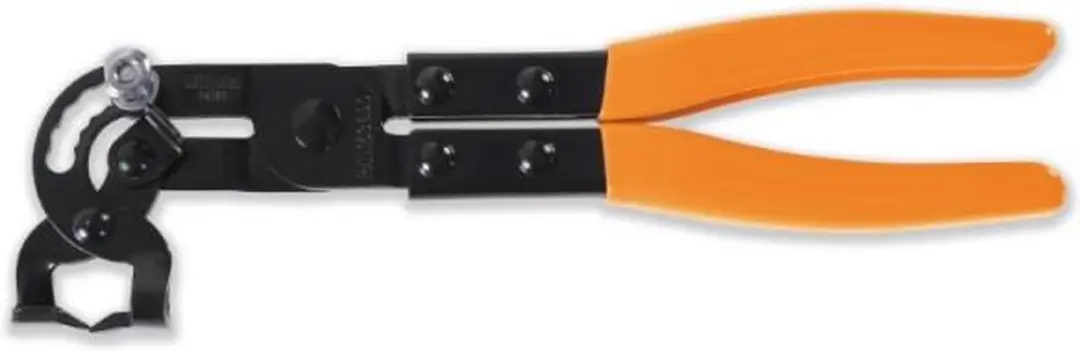 Beta bekledingstang met knikbare kop en instelbare klauwen