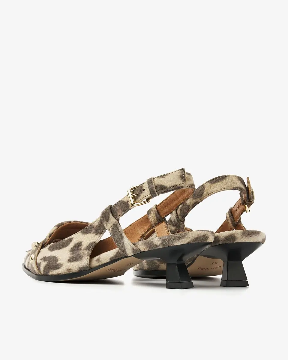 VIA VAI Lea Aileen Slingbacks Dames - Bruin - Maat 41 - afbeelding 4 van 6