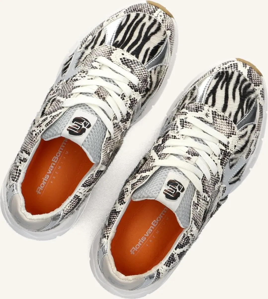 Floris van Bommel Daysi Sneakers - Wit - Maat 41 - afbeelding 5 van 6