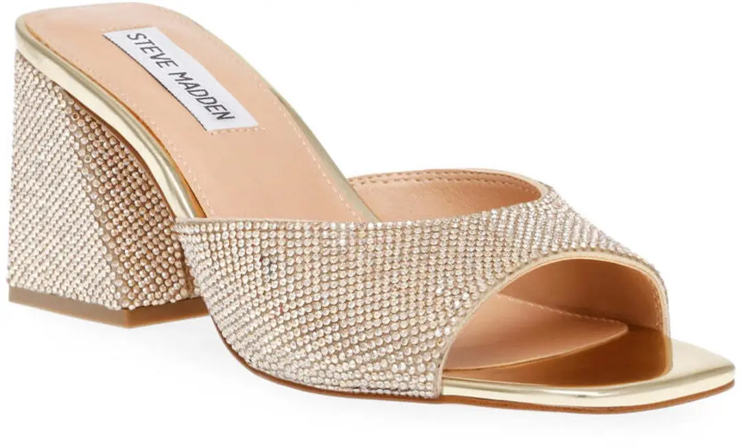Steve Madden Glowing Dames Sandalen - 36 - Goud - afbeelding 2 van 6