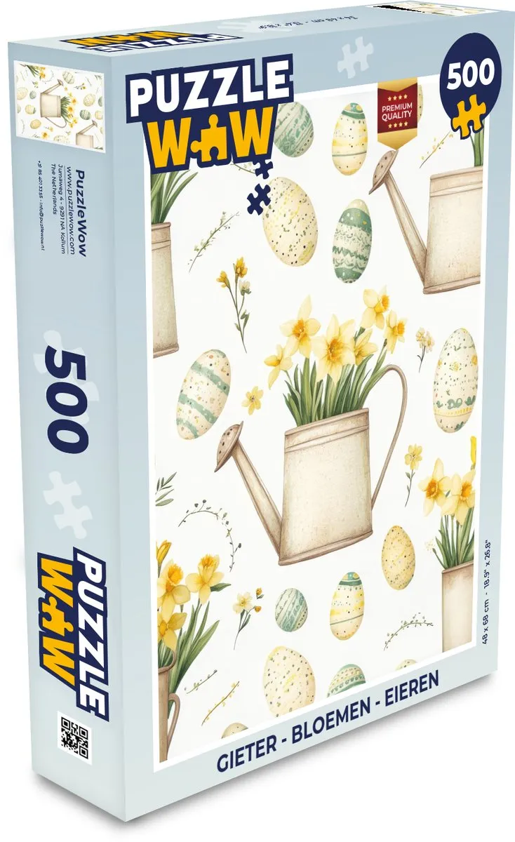 PuzzleWow Lente Narcis Legpuzzel 500 Stuks - 8721172700957