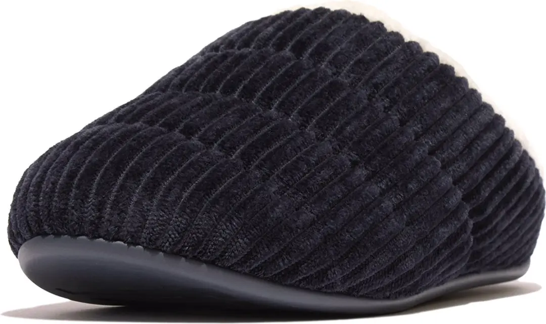 FitFlop Chrissie Corduroy Pantoffels/Sloffen BLAUW