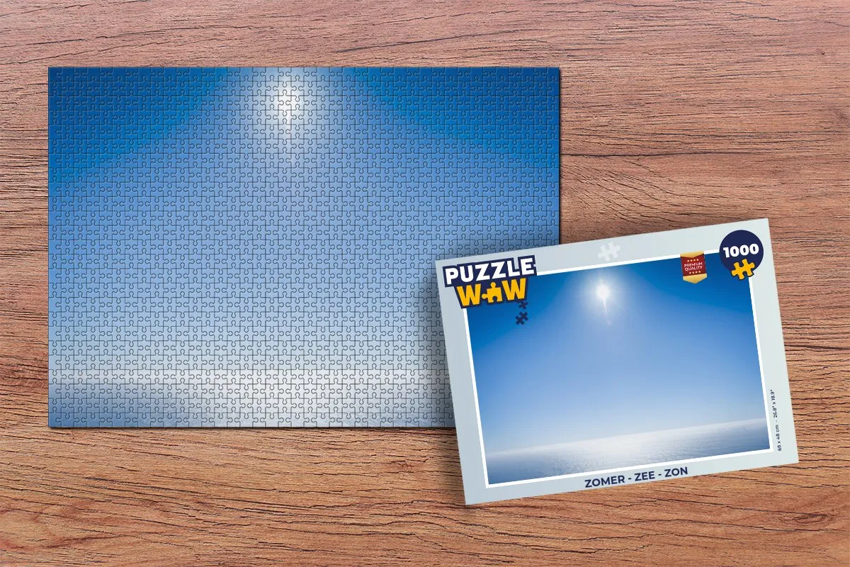 PuzzleWow Legpuzzel Zee Zon Multicolor 1000 Stuks