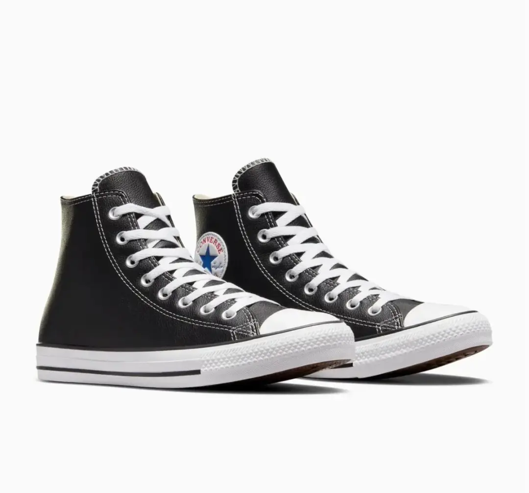 Converse All Star Hi Leather 132170C Sneakers - Zwart - afbeelding 4 van 6