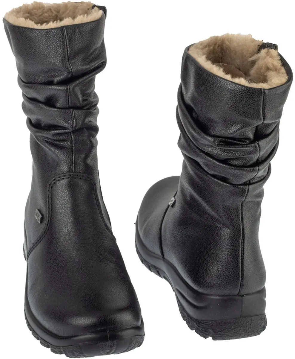 Rieker Z7171-02 Booties Vrouwen - Laarzen 37 - Zwart
