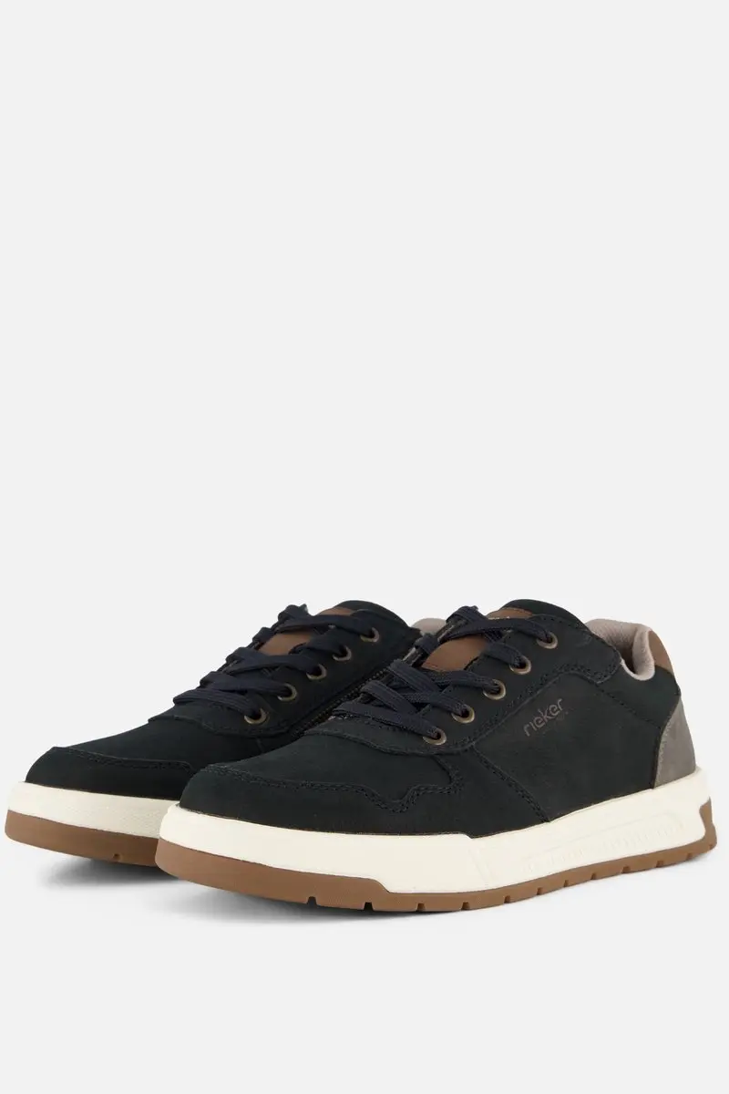 Rieker Sneakers blauw Leer