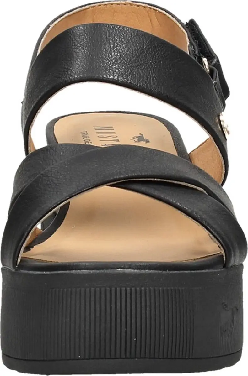 Mustang Sandalen Plat Sandalen Plat - Zwart - Maat 37 - afbeelding 6 van 6
