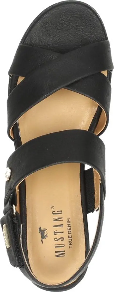 Mustang Sandalen Plat Sandalen Plat - Zwart - Maat 37 - afbeelding 4 van 6