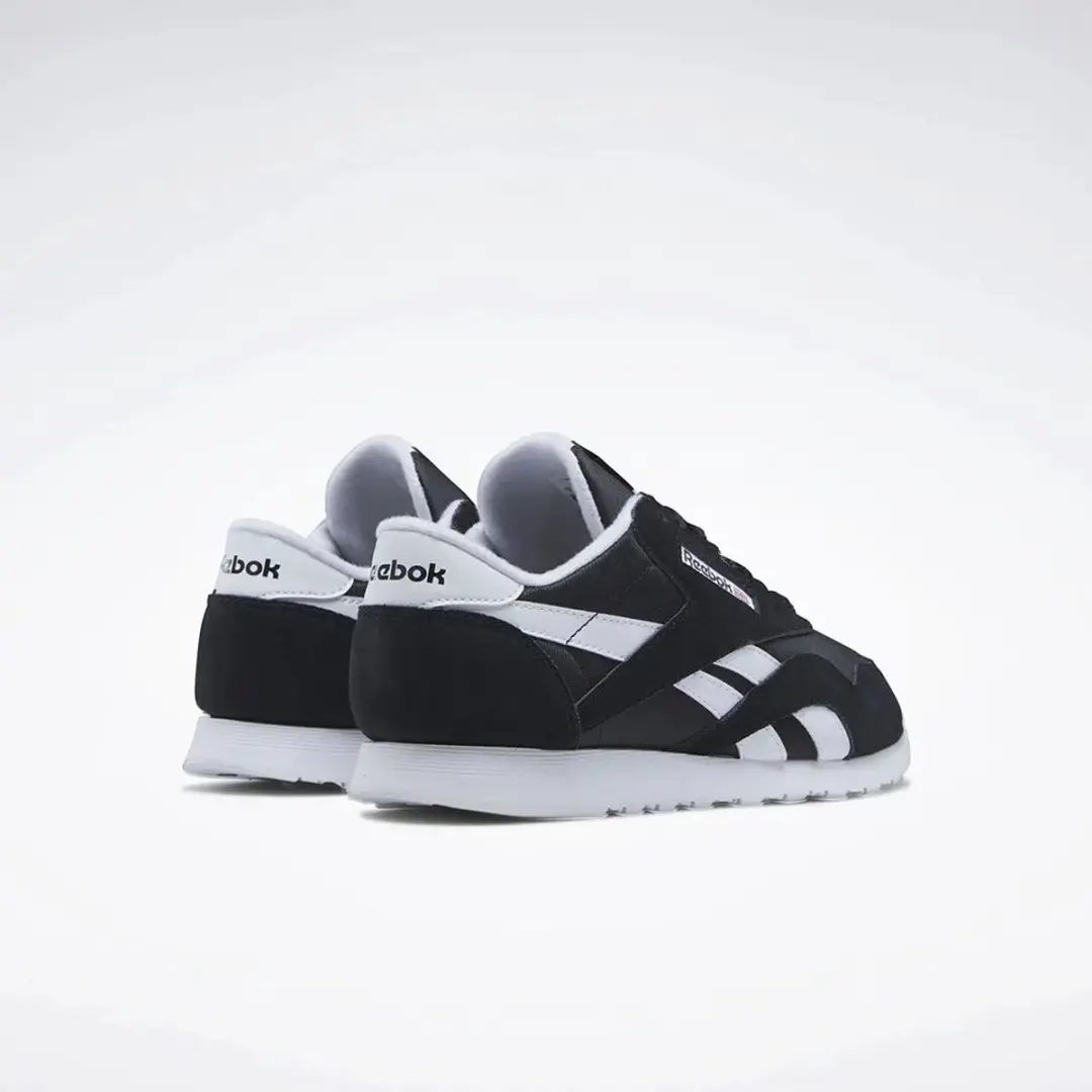 Reebok Classic Nylon Dames Sneakers - Zwart/Wit - afbeelding 4 van 4
