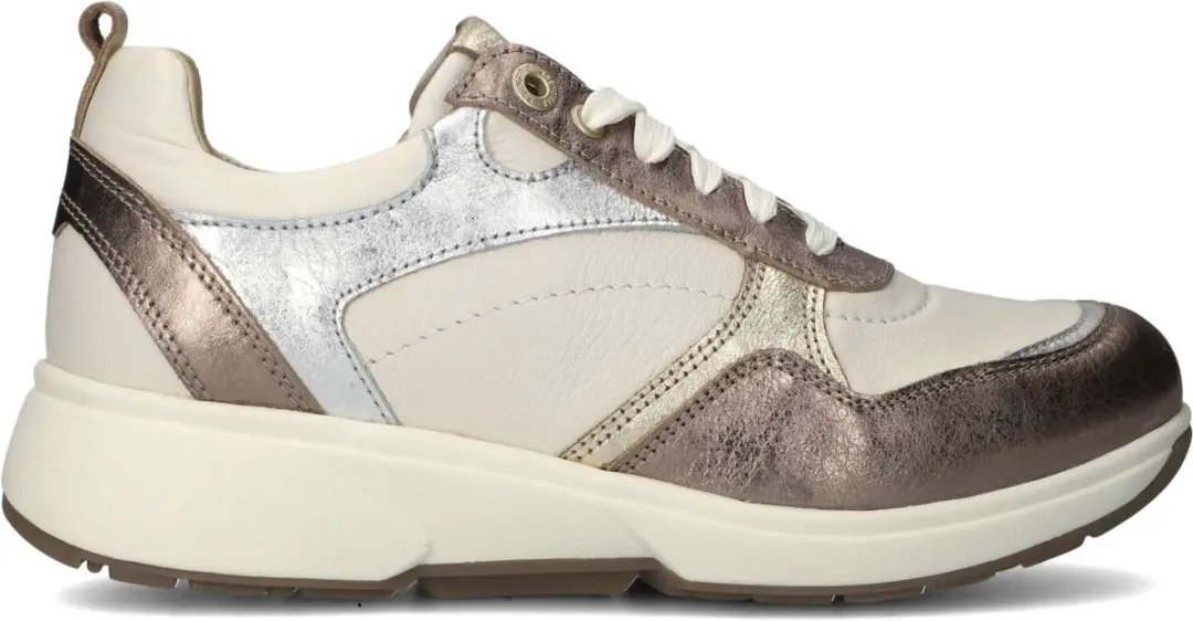 Xsensible Pula Dames Sneakers - Leer - Beige - Maat 36 - afbeelding 4 van 6