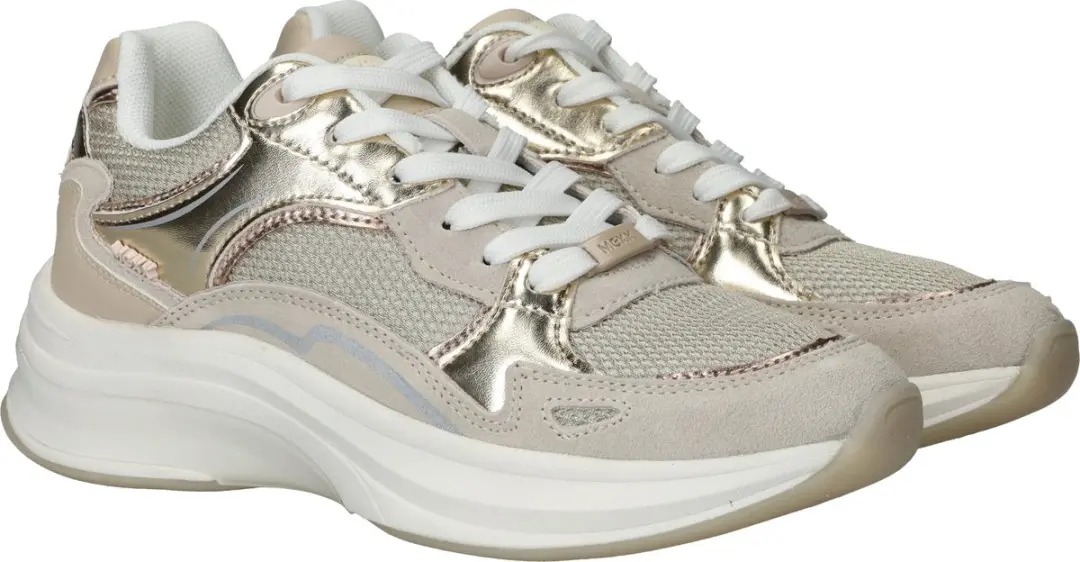 Mexx Racoon Phoeby Sneakers - Goud - Maat 40 - afbeelding 4 van 6