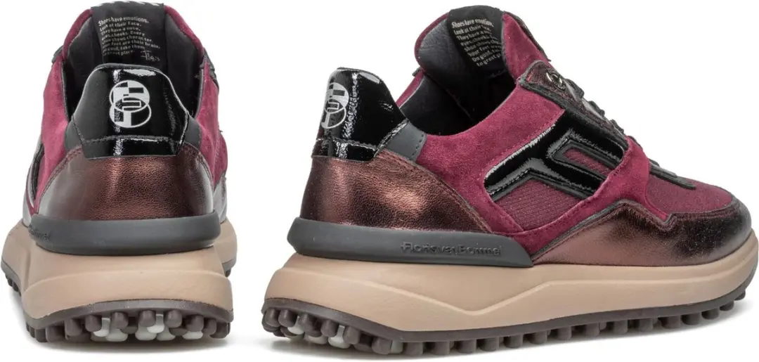 Floris van Bommel Noppi Sneakers Sfw-10170 - Rood - Maat 39,5 - afbeelding 5 van 6