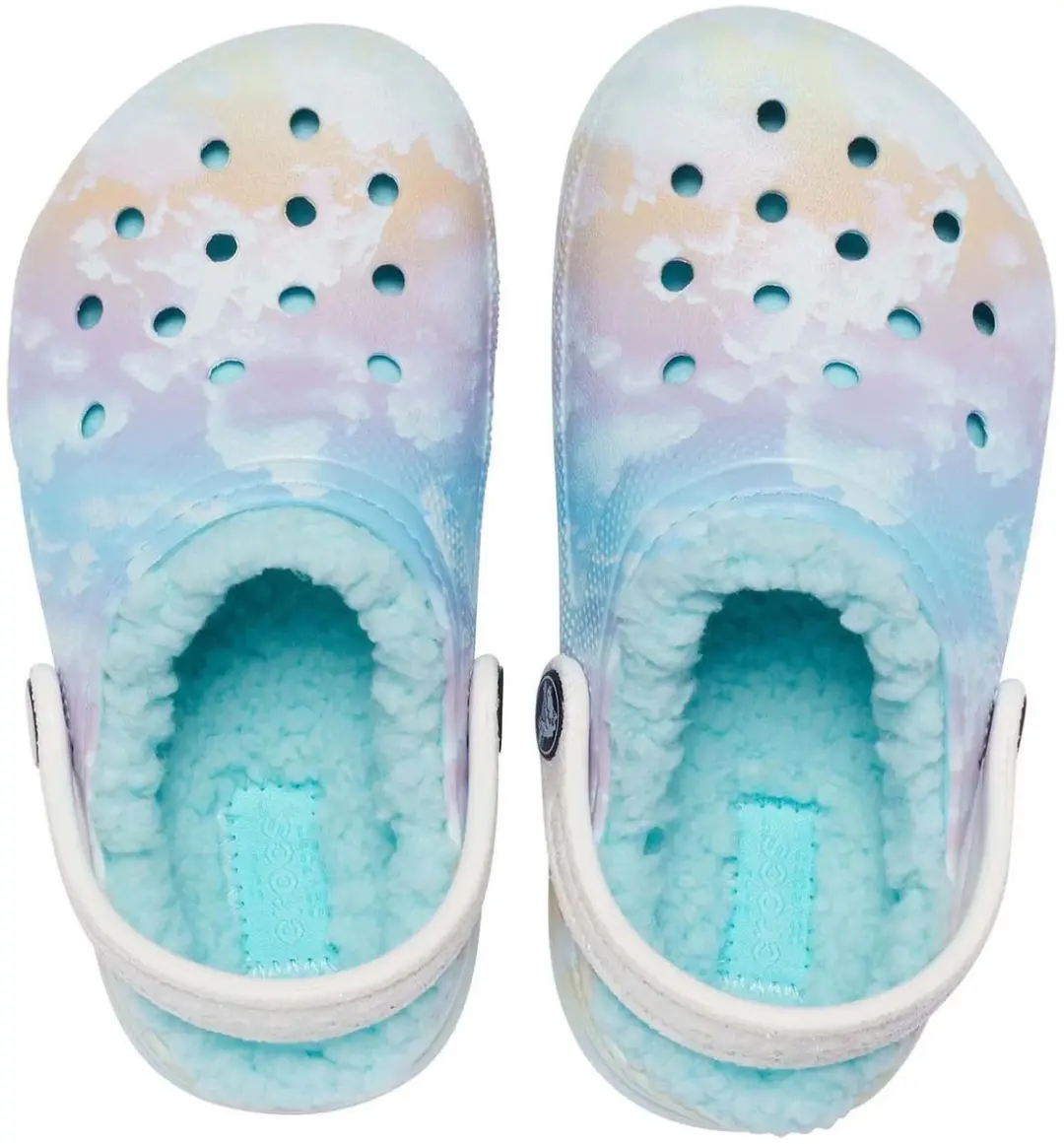 Crocs Classic Gevoerde Binnenkant Pastel Clouds Maat 27/28 US C10