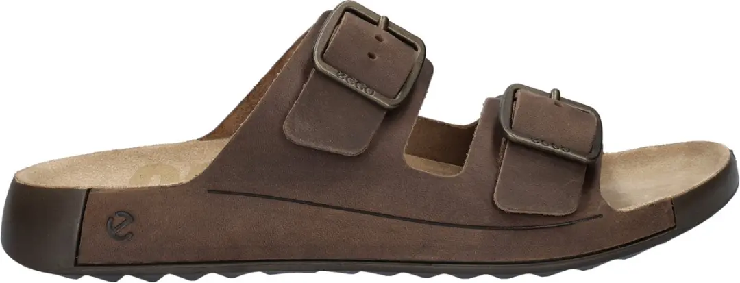 Ecco - maat 45- 2nd Cozmo heren slipper - Bruin
