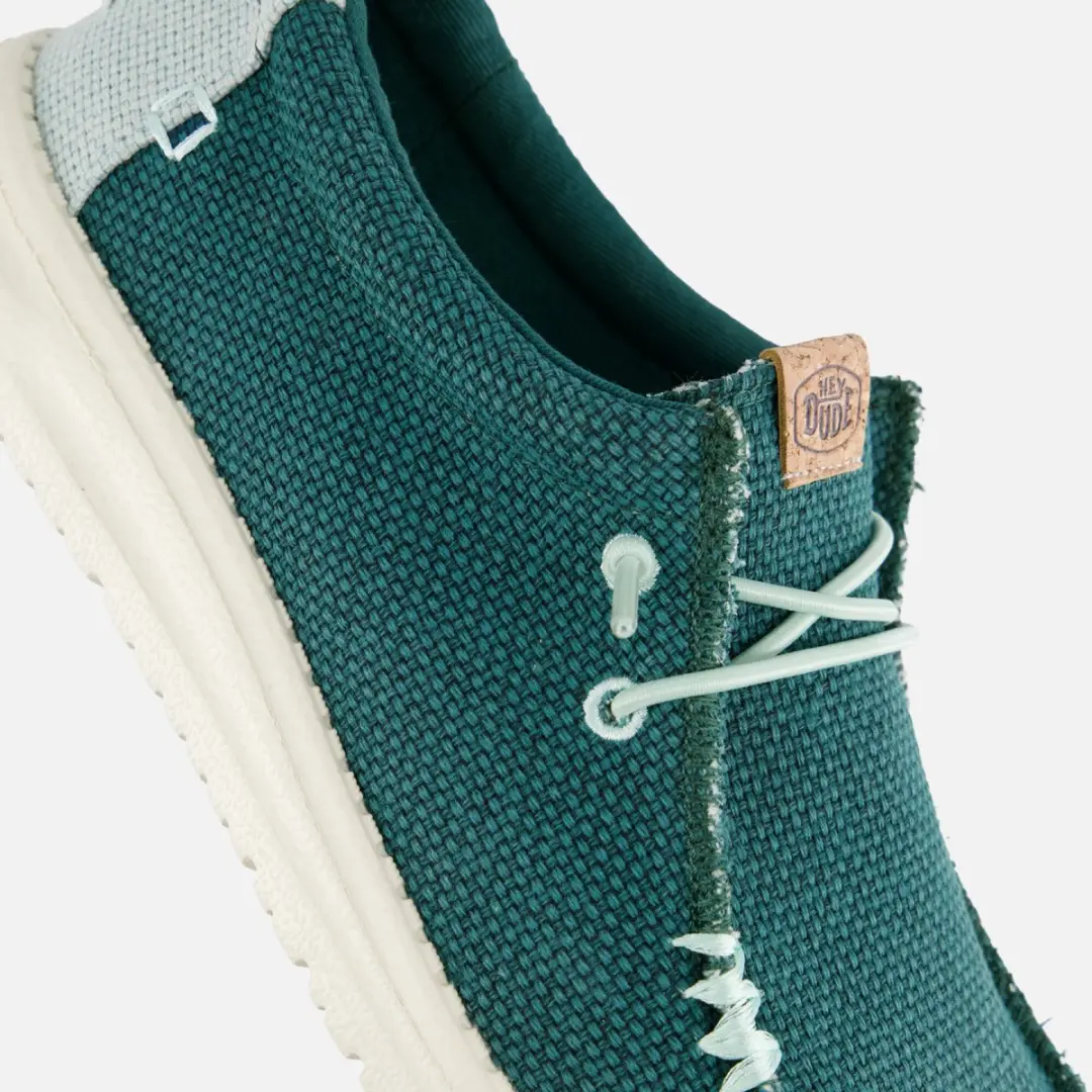 HEYDUDE Wally Braided Instappers - Groen 42 - afbeelding 6 van 6