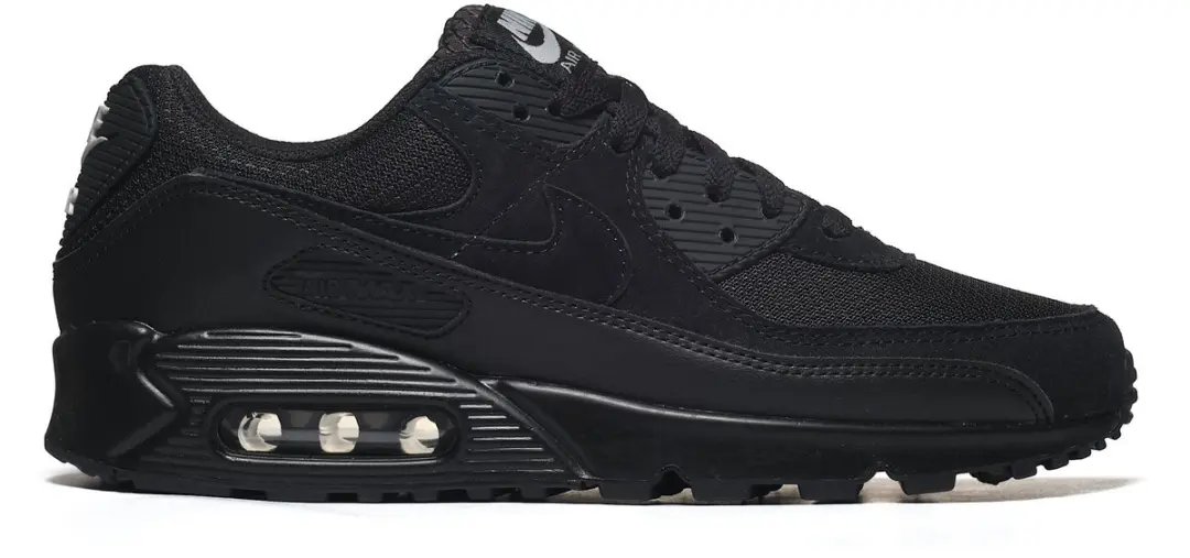 Nike Air Max 90 - Zwart/Grijs - Maat 42.5 - afbeelding 3 van 6