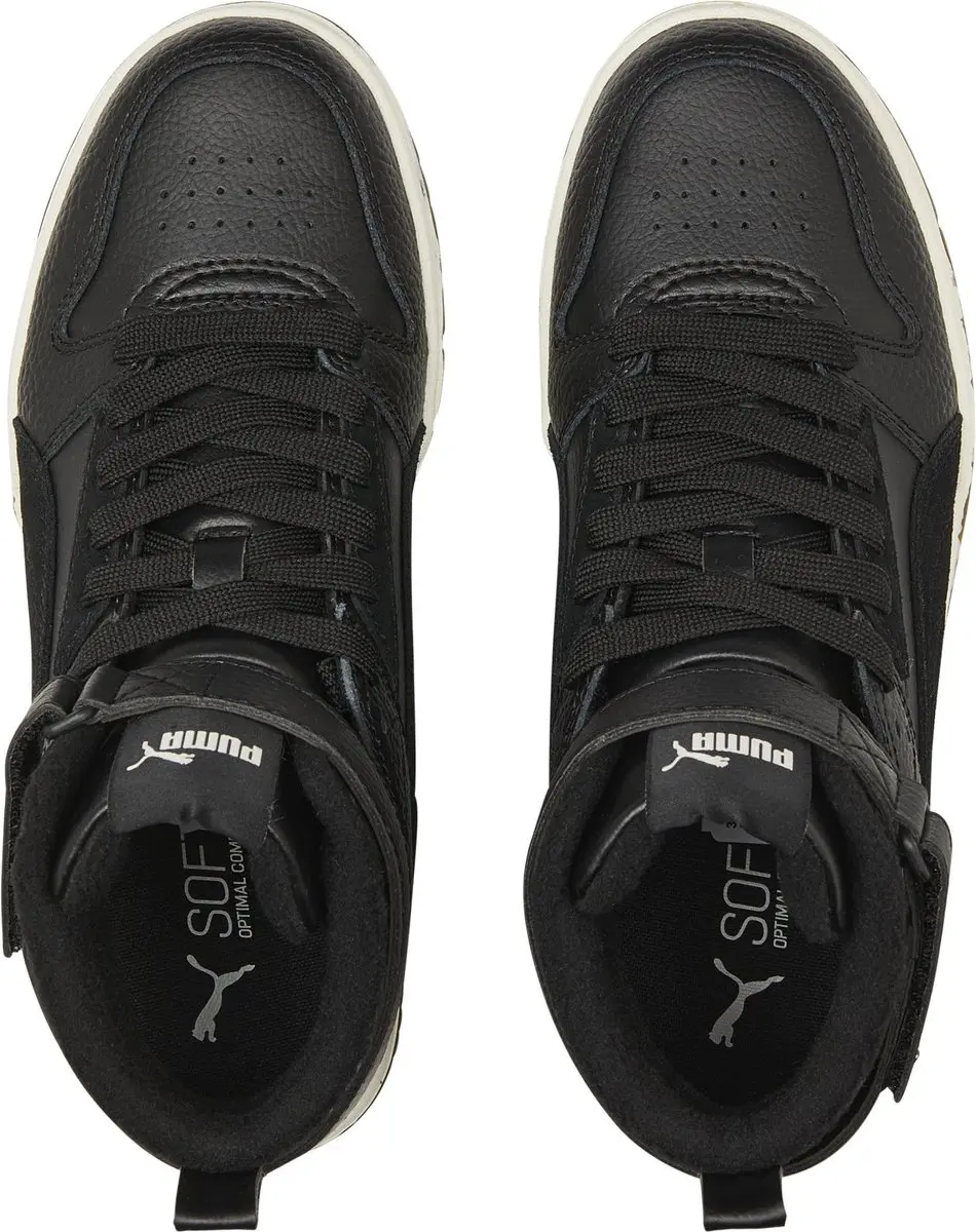 PUMA RBD Game WTR Jr Unisex Sneakers 096503 - 37 - Zwart/Goud - afbeelding 4 van 6