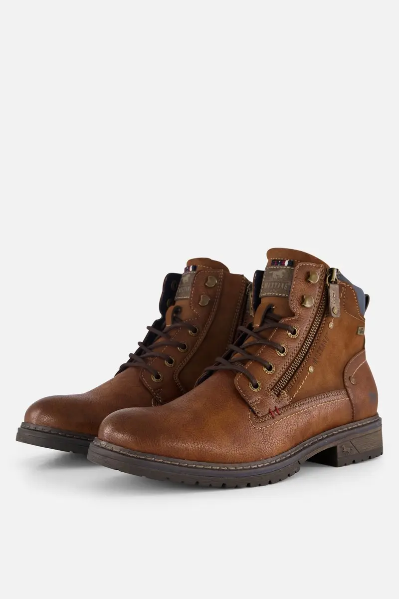Mustang Veterboots bruin Pu