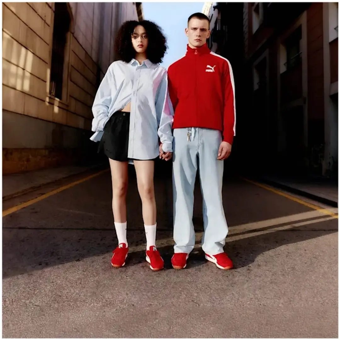 PUMA Easy Rider Vintage Schoenen - 44 - Rood