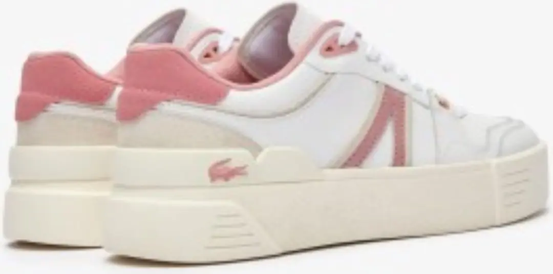 Lacoste L002 Evo Dames Sneakers - Wit/Roze - Maat 39 - afbeelding 6 van 6