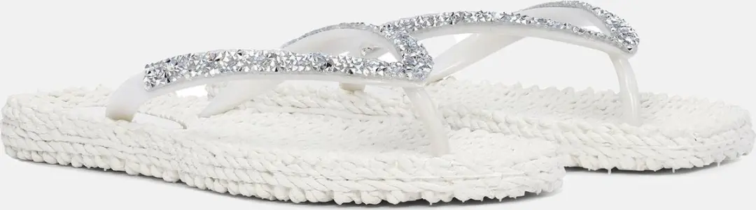 Slippers met grove glitter CHEERFUL03G
