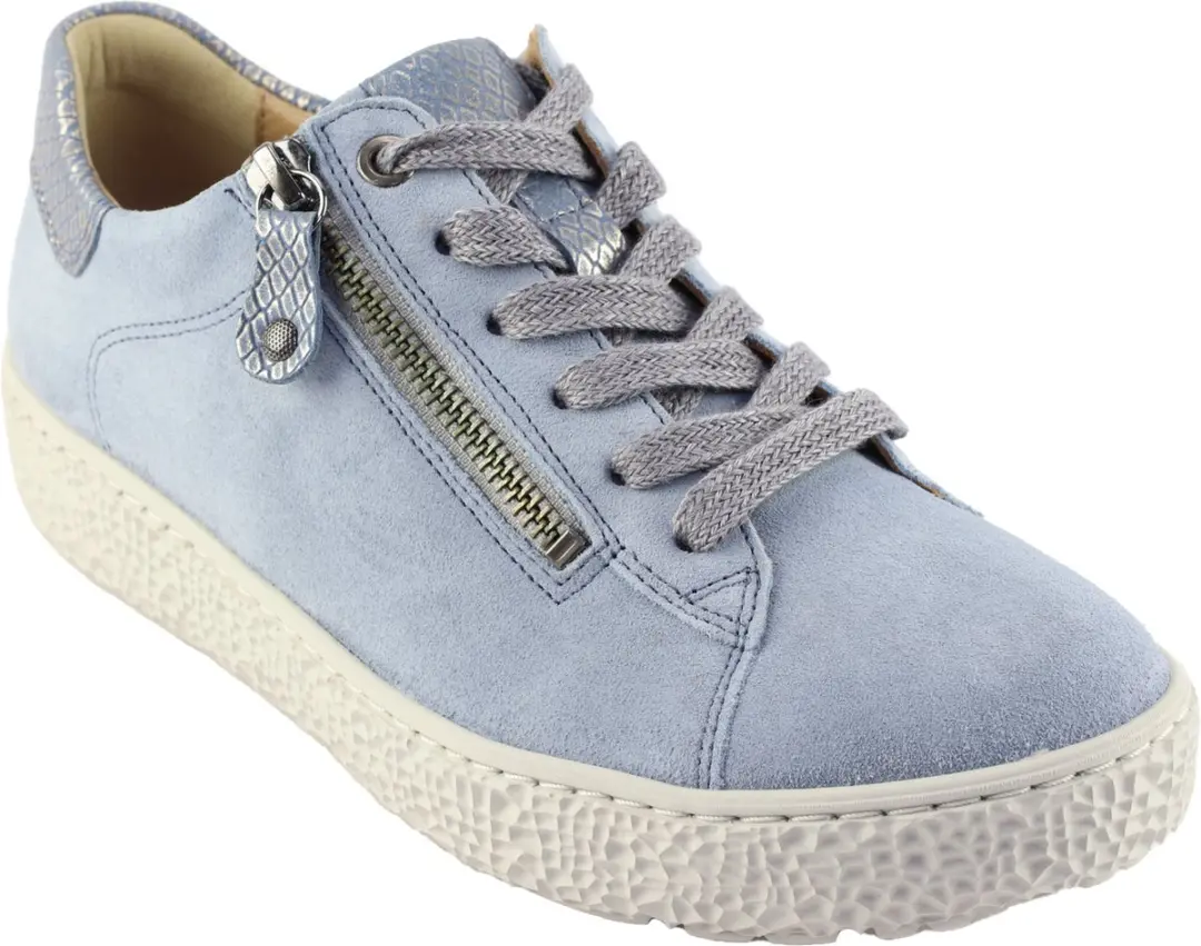 Hartjes Lage Sneakers Dames 162.1401 - Suède - Blauw - afbeelding 3 van 6