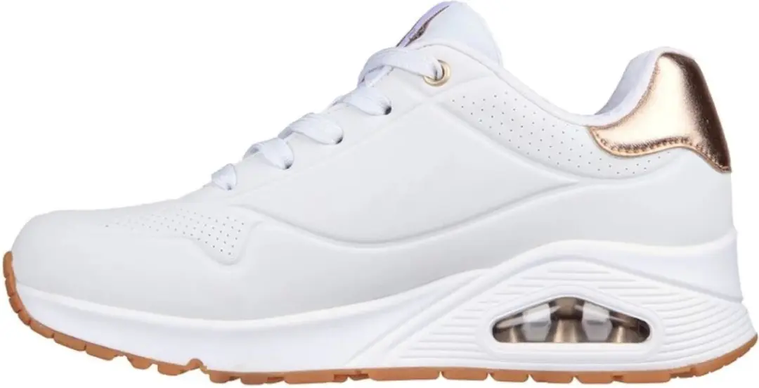 Skechers Uno Gouden Air Dames Sneakers - Wit - afbeelding 6 van 6