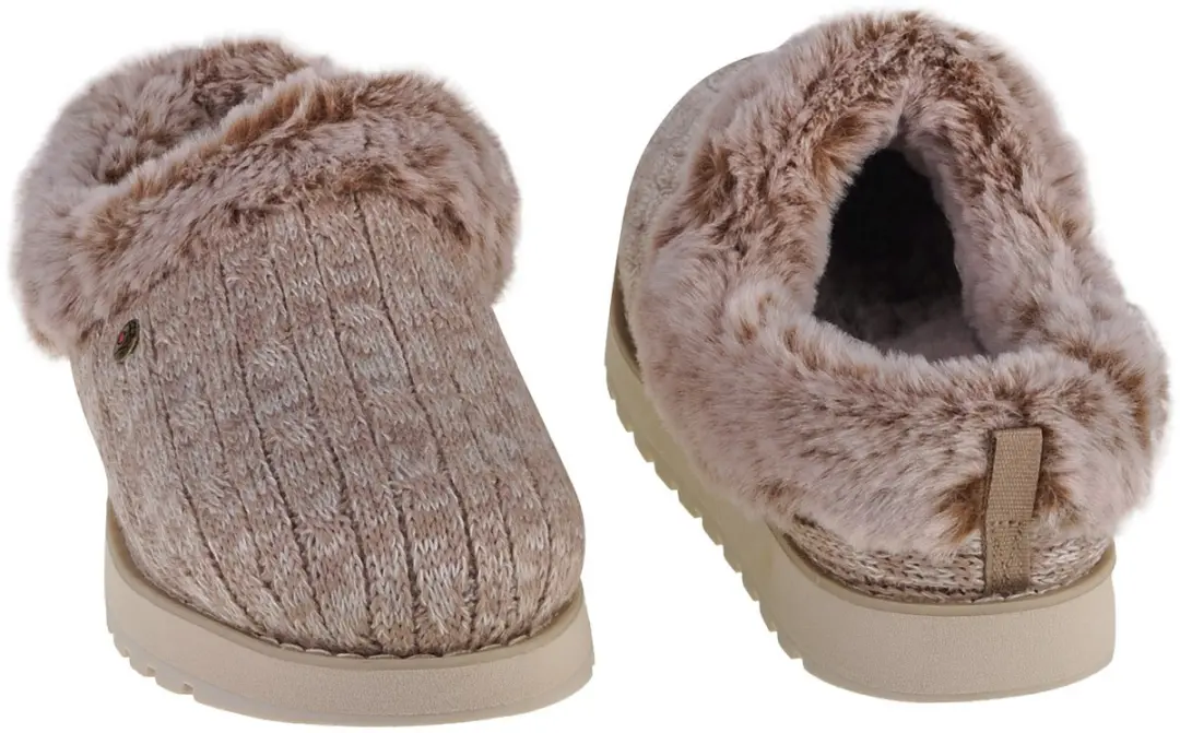 Skechers 31204 LTBR Damespantoffel - Maat 37 - Beige - afbeelding 5 van 6
