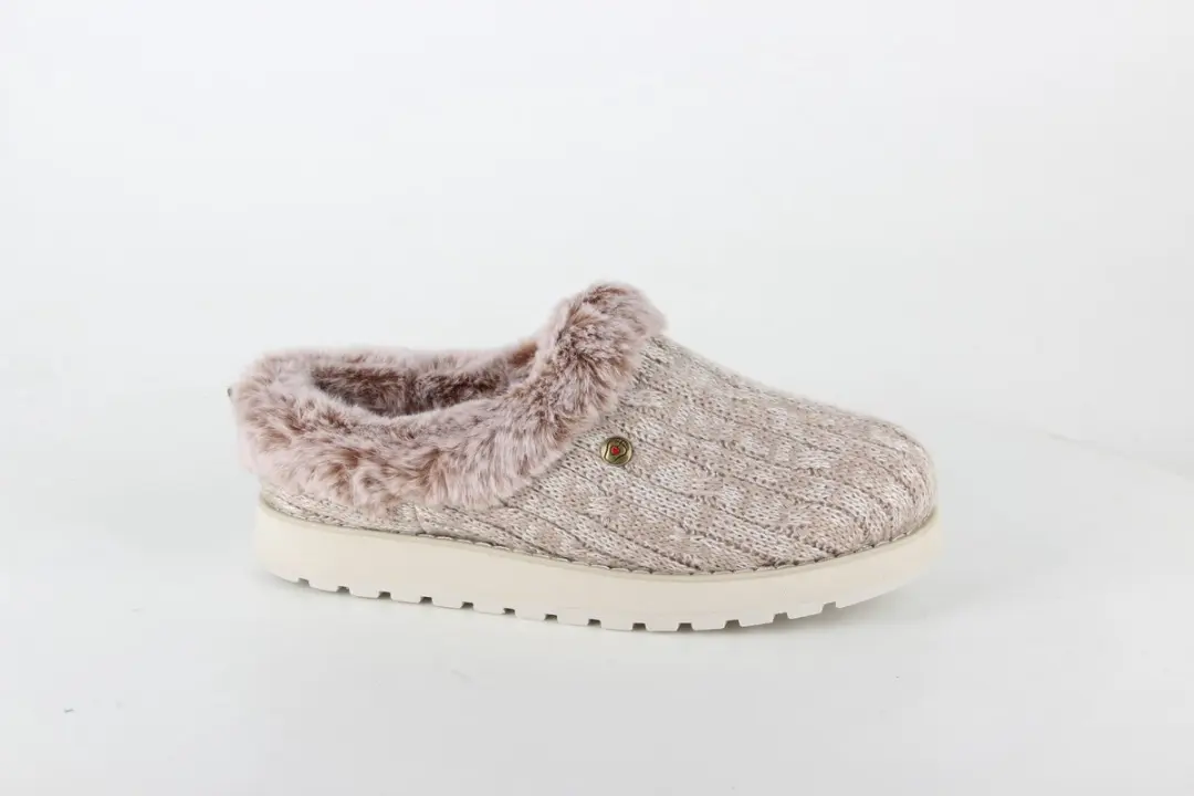 Skechers 31204 LTBR Damespantoffel - Maat 37 - Beige - afbeelding 6 van 6