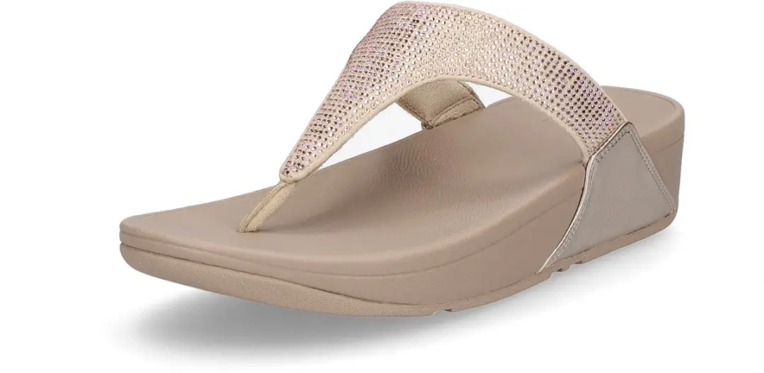 FitFlop Damen Flip Flops Lulu Toepost-Hotfix EC5 Latte Beige-36