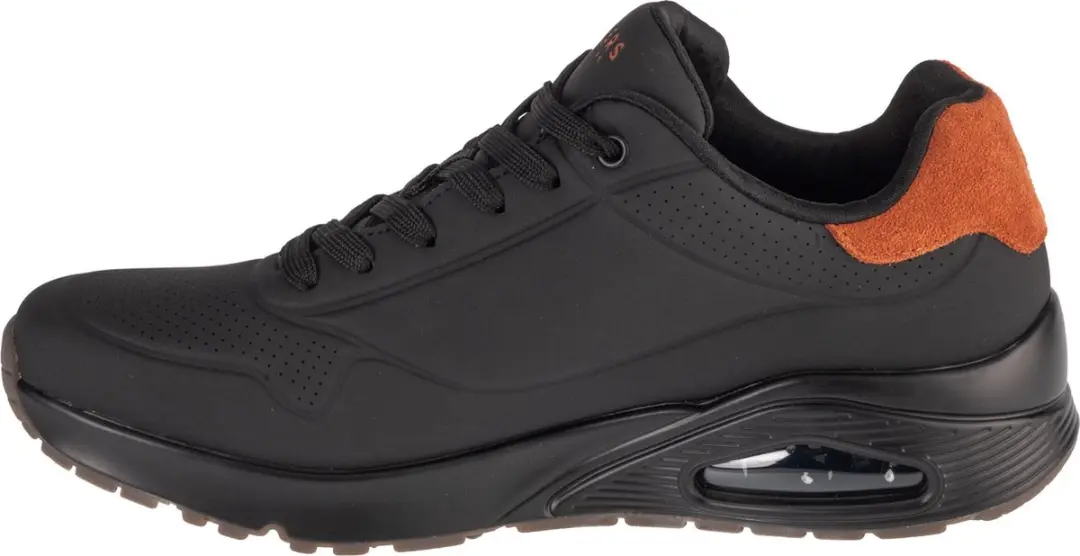 Skechers Uno Heren Sneakers 183004-BBK - Zwart