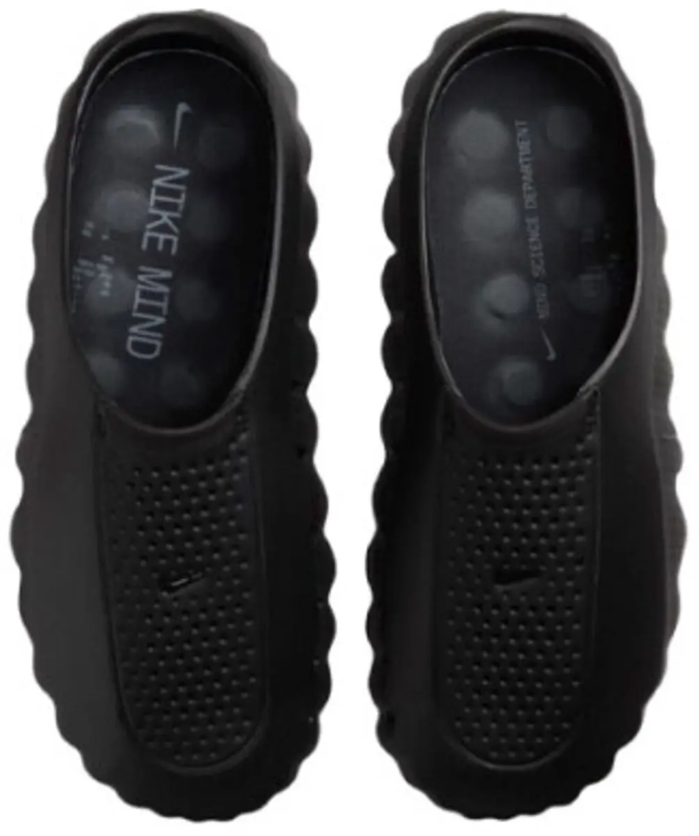 Nike Mind 001 Slide - Maat 42.5 - Triple Black - afbeelding 4 van 4