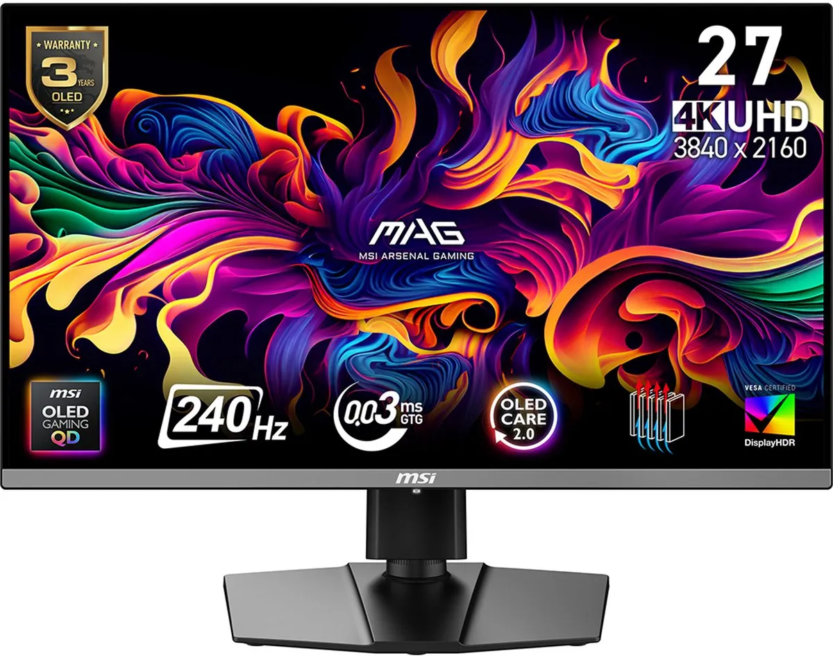 MSI MAG 272UP QD-OLED Gaming Monitor 26.5"