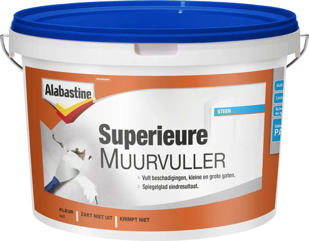 Alabastine Superieure Muurvuller 2,5L - Vuller Wit