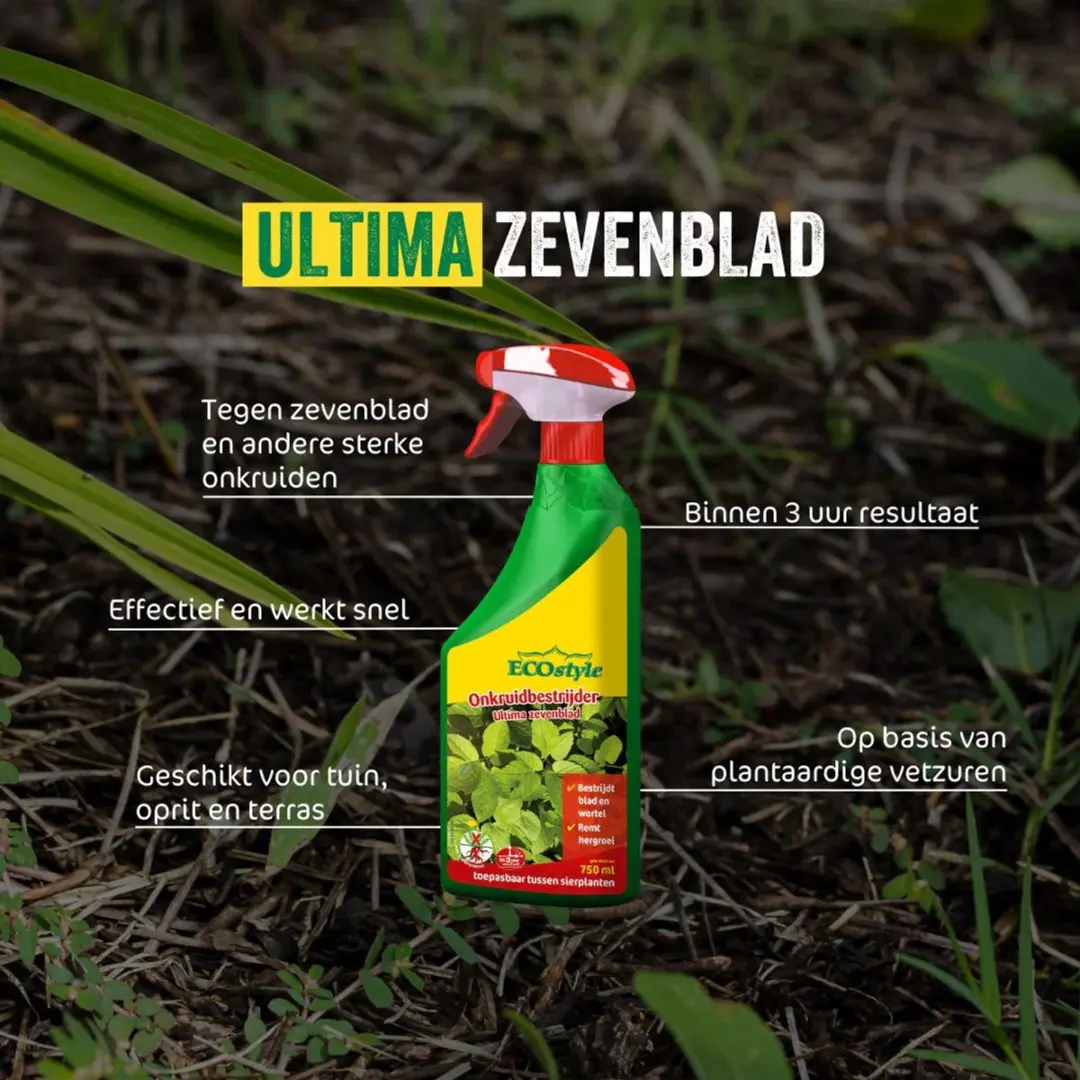 ECOstyle Ultima Zevenblad Onkruidverdelger 510ml - Blad & Wortel - afbeelding 5 van 6