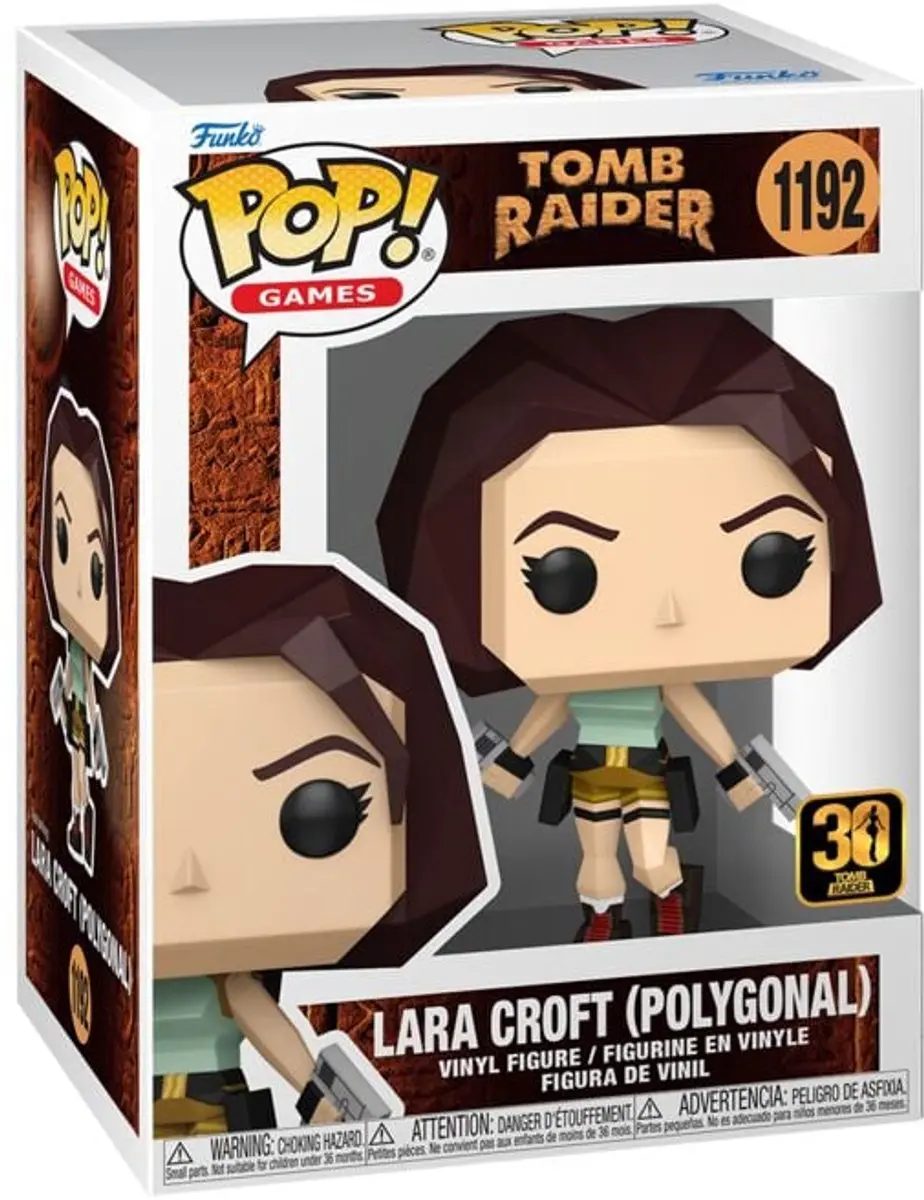 Funko Tomb Raider Lara Croft Polygonal Vinyl Figuur