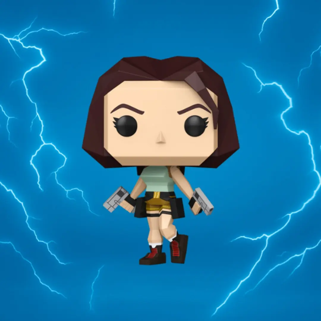Funko Tomb Raider Lara Croft Polygonal Vinyl Figuur - Standard - afbeelding 4 van 4