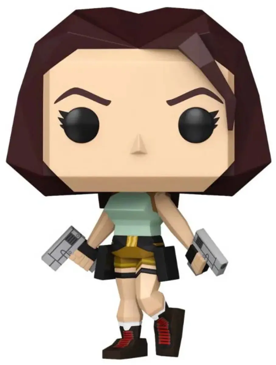Funko Tomb Raider Lara Croft Polygonal Vinyl Figuur - Standard - afbeelding 3 van 4