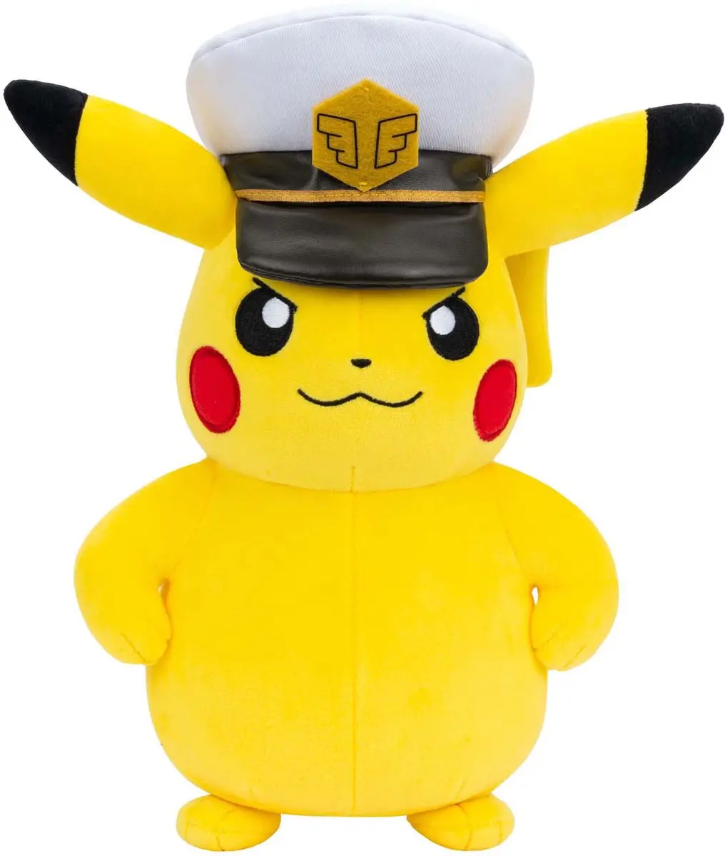 Pokémon Captain Pikachu Plush 20cm